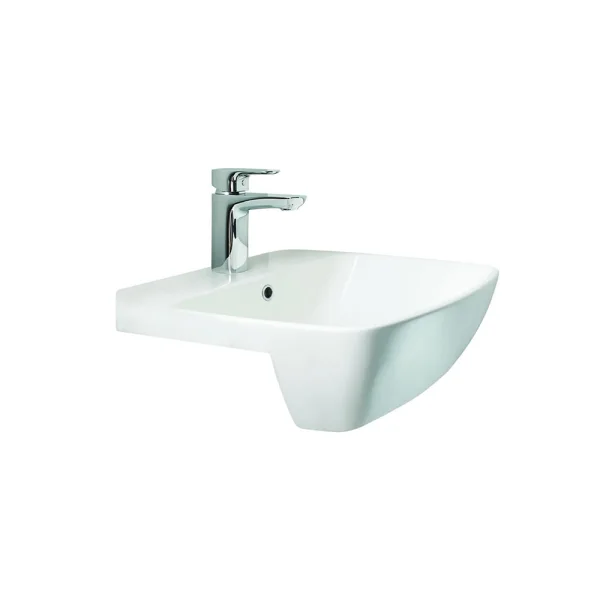 Britton My Home 500mm 1th Semi Ctp Basin Gloss White