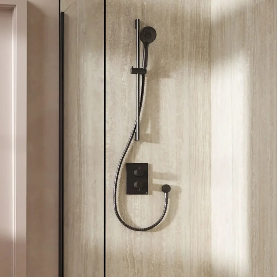 Crosswater Crossbox Shower Set 2 Slate product image - Image 1