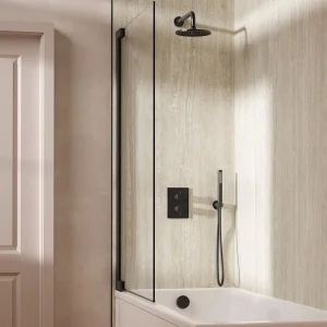 Crosswater Crossbox Shower Set 9 Slate 200mm