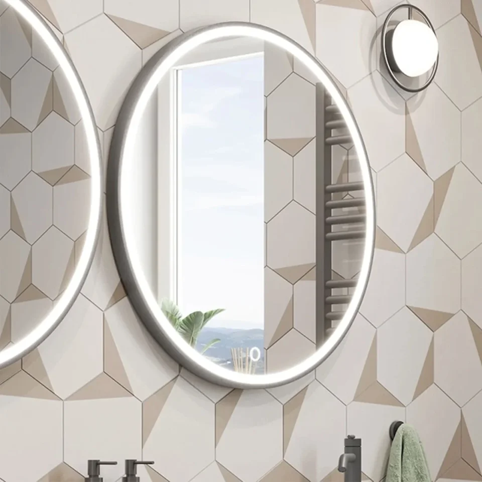 Crosswater Infinity Illuminated Mirror 500 Slate product image - Image 1