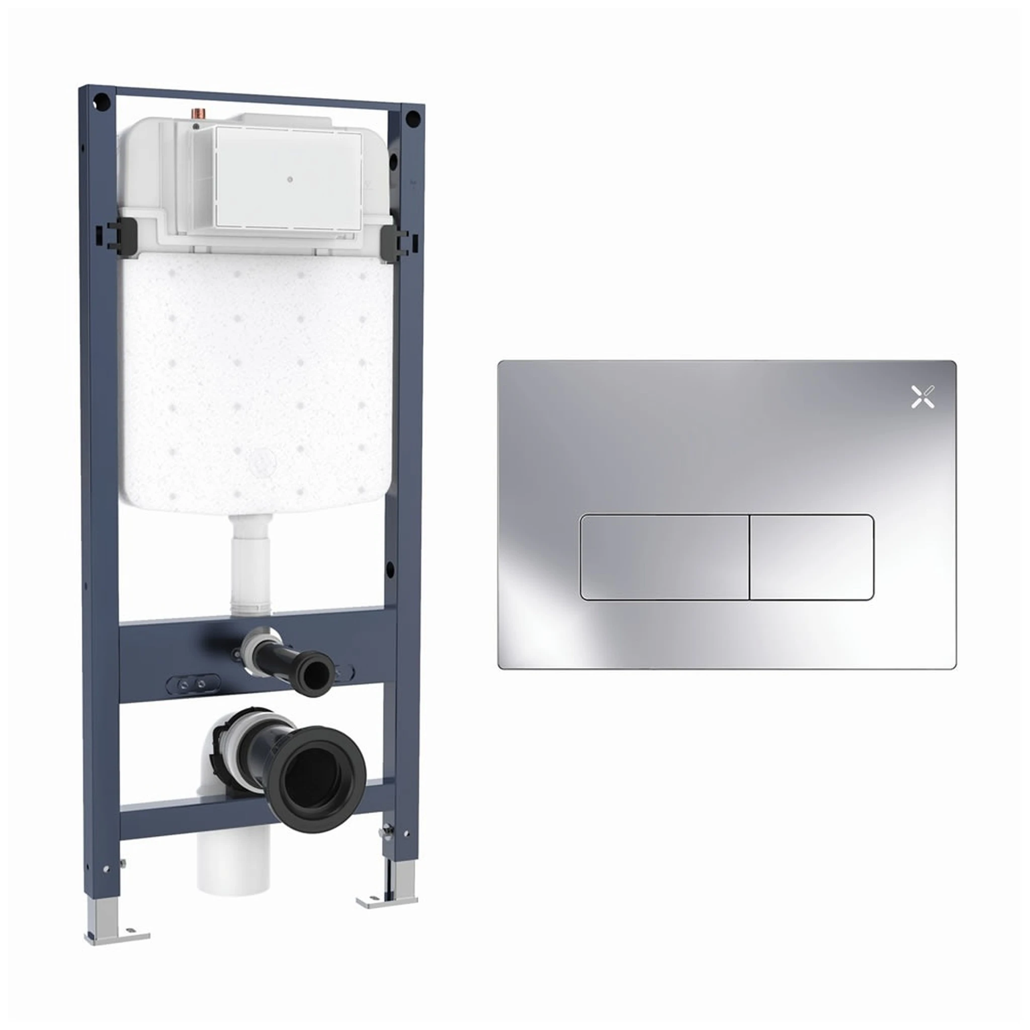 Crosswater Mpro Frame Set 4 Chrome