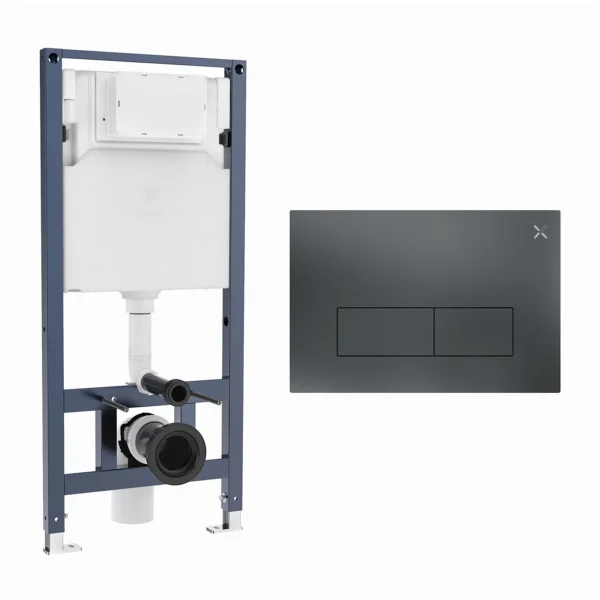 Crosswater Mpro Stainless Steel Frame Set 3 Slate
