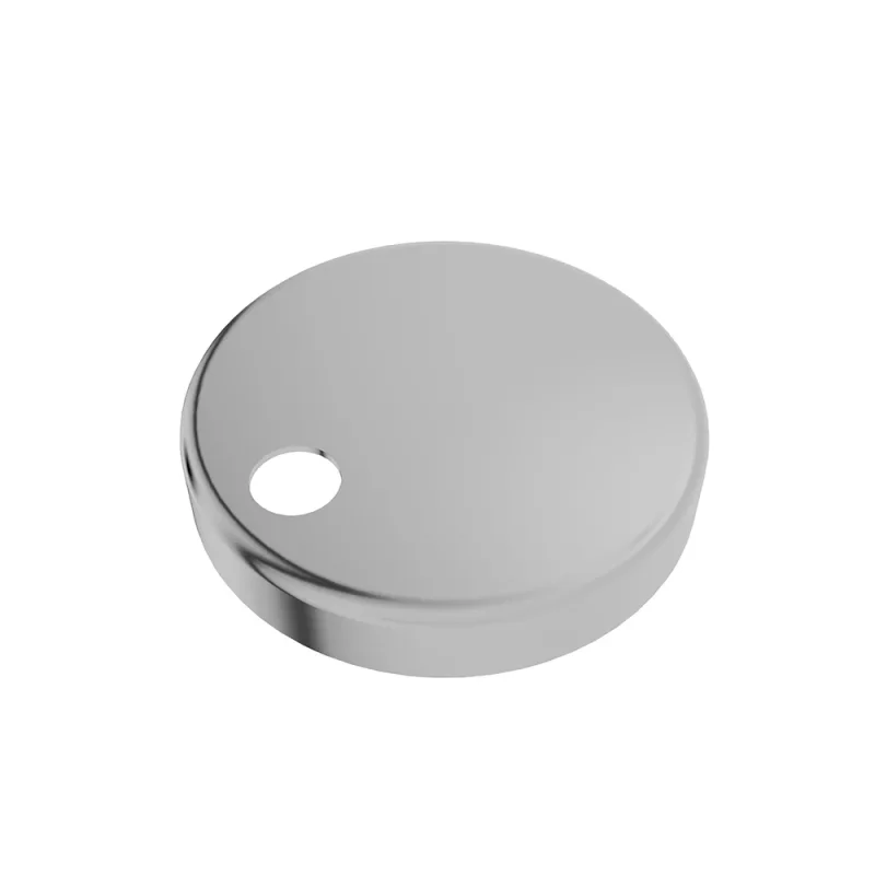Crosswater Kai Decorative Hinge Cover Chrome detail view - Image 2