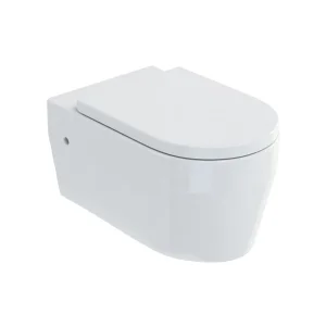 Britton Stadium Wall Hung Wc & Seat Gloss White