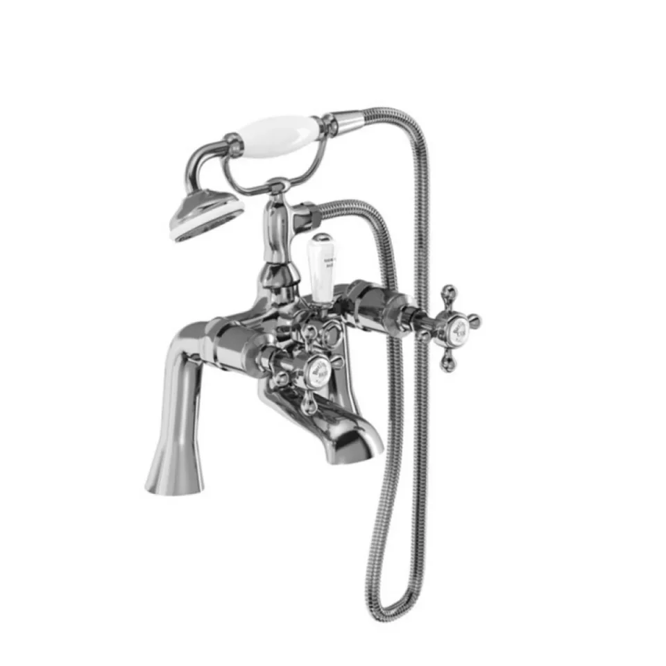 Burlington Stafford Quarter Turn 2h Deck Bsm Chrome product image - Image 1