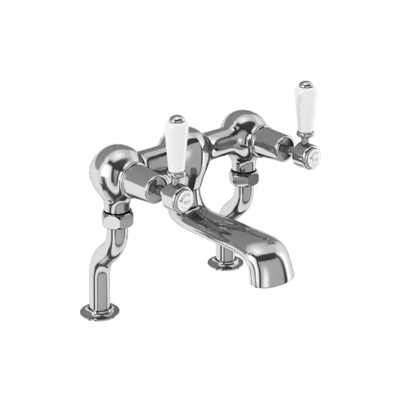 Burlington Qt Kensington Deck Bath Filler Chrome detail view - Image 2