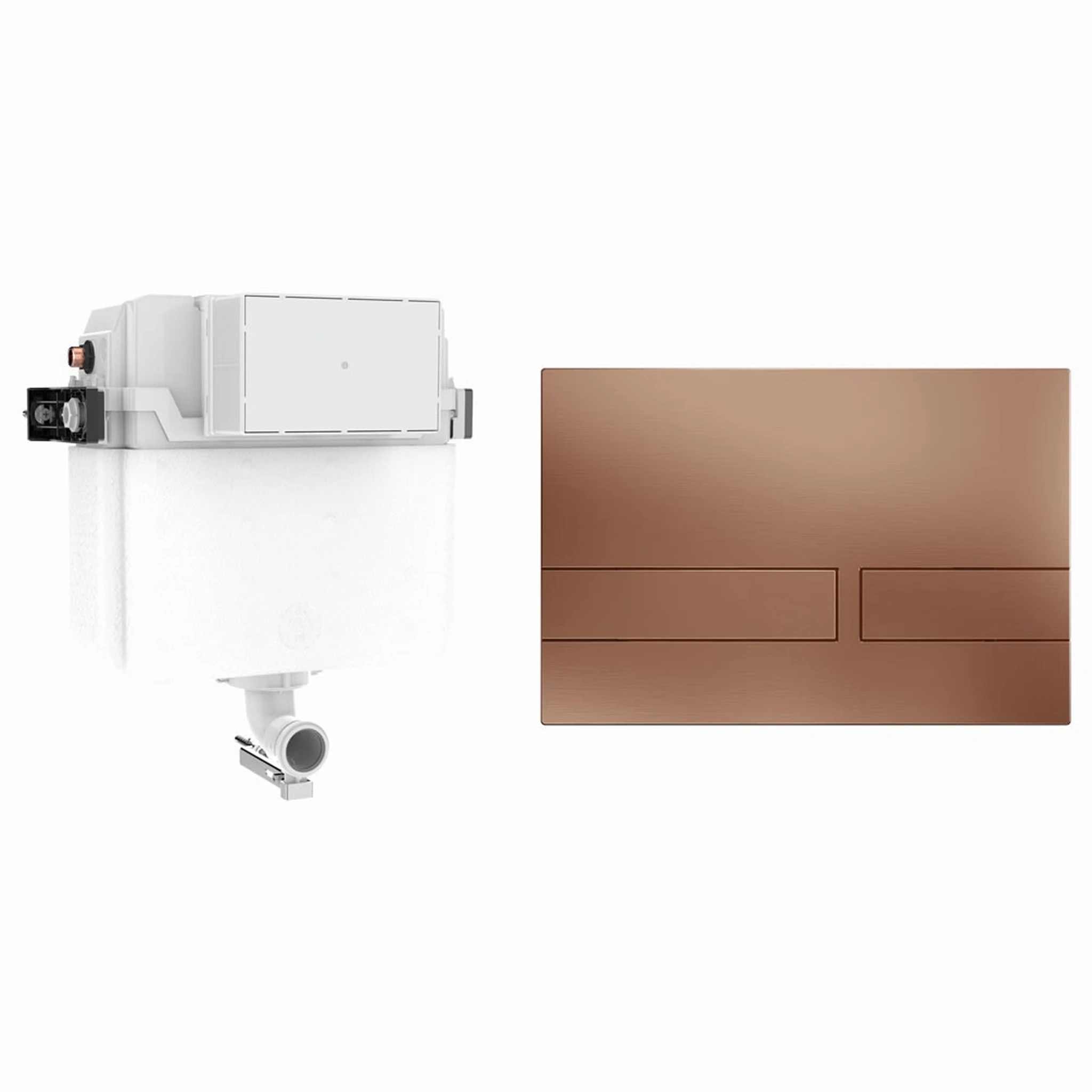Crosswater Venue Cistern Set 1 Brushed Bronze