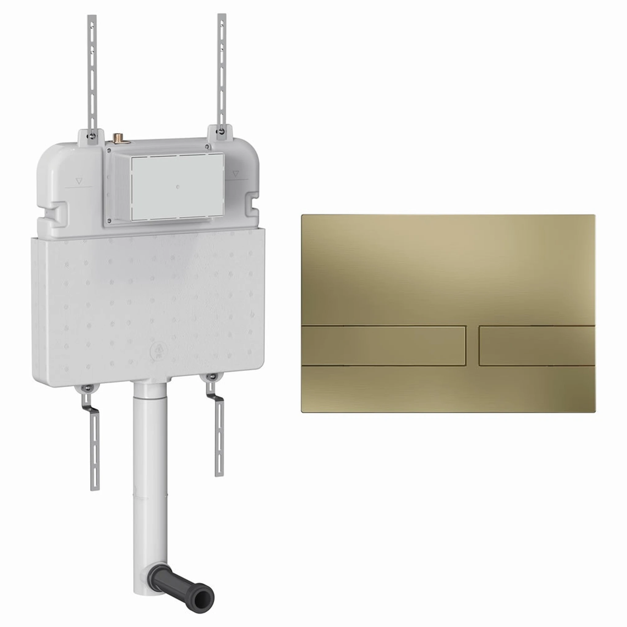 Crosswater Venue Cistern Set 2 Brushed Brass