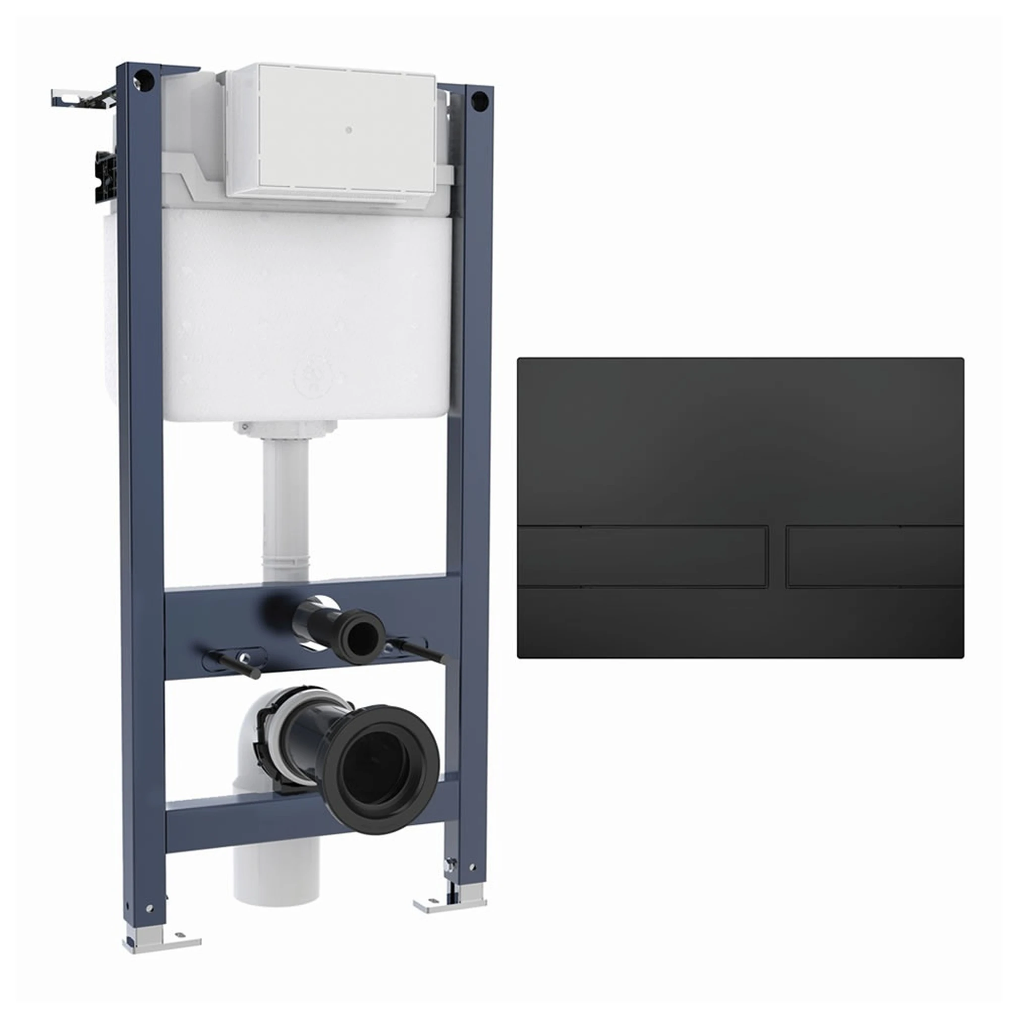 Crosswater Venue Frame Set 2 Matt Black