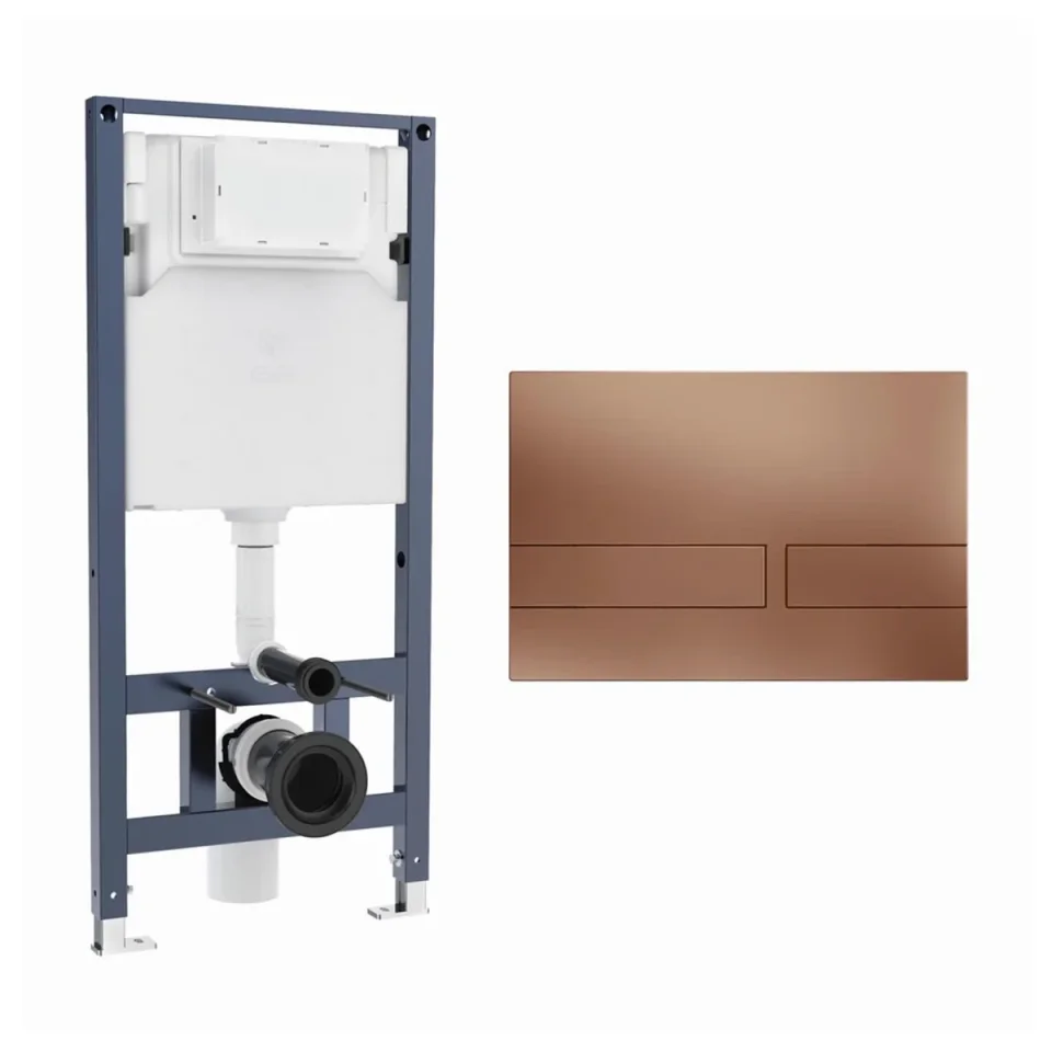 Crosswater Venue Frame Set 3 Brushed Bronze product image - Image 1