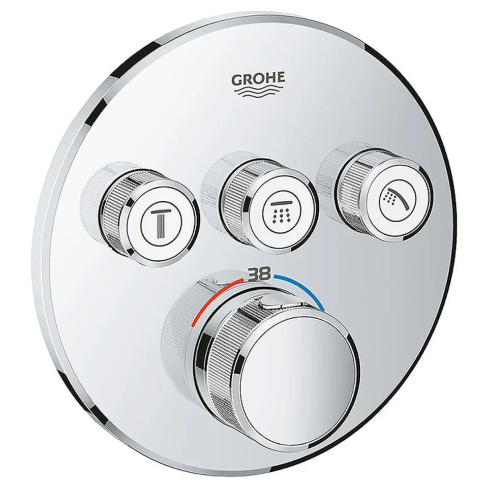 Grohe 29121000 Smartcontrol Thm Trimset Rnd 3sc product image - Image 1