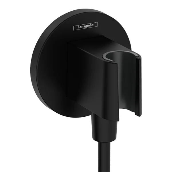 Hansgrohe Fixfit S Wall Outlet 130 X 110 X 87mm Black - Matt