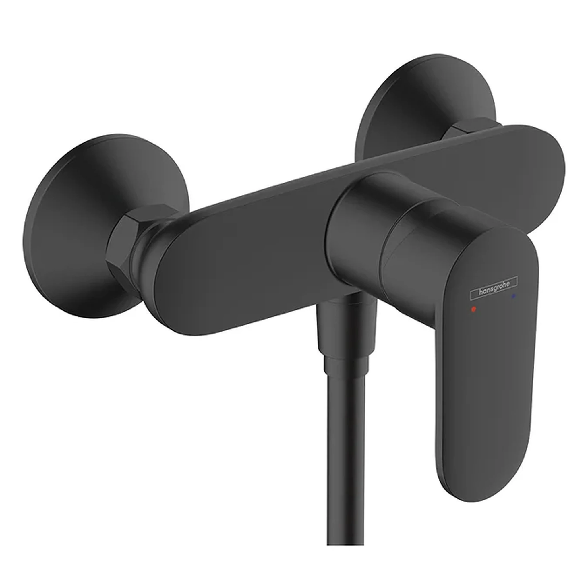 Hansgrohe Vernis Blend Single Lever Shower Mixer For Exposed Installation Matt Black