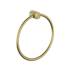 Hib Zepto Towel Ring - Brushed Brass