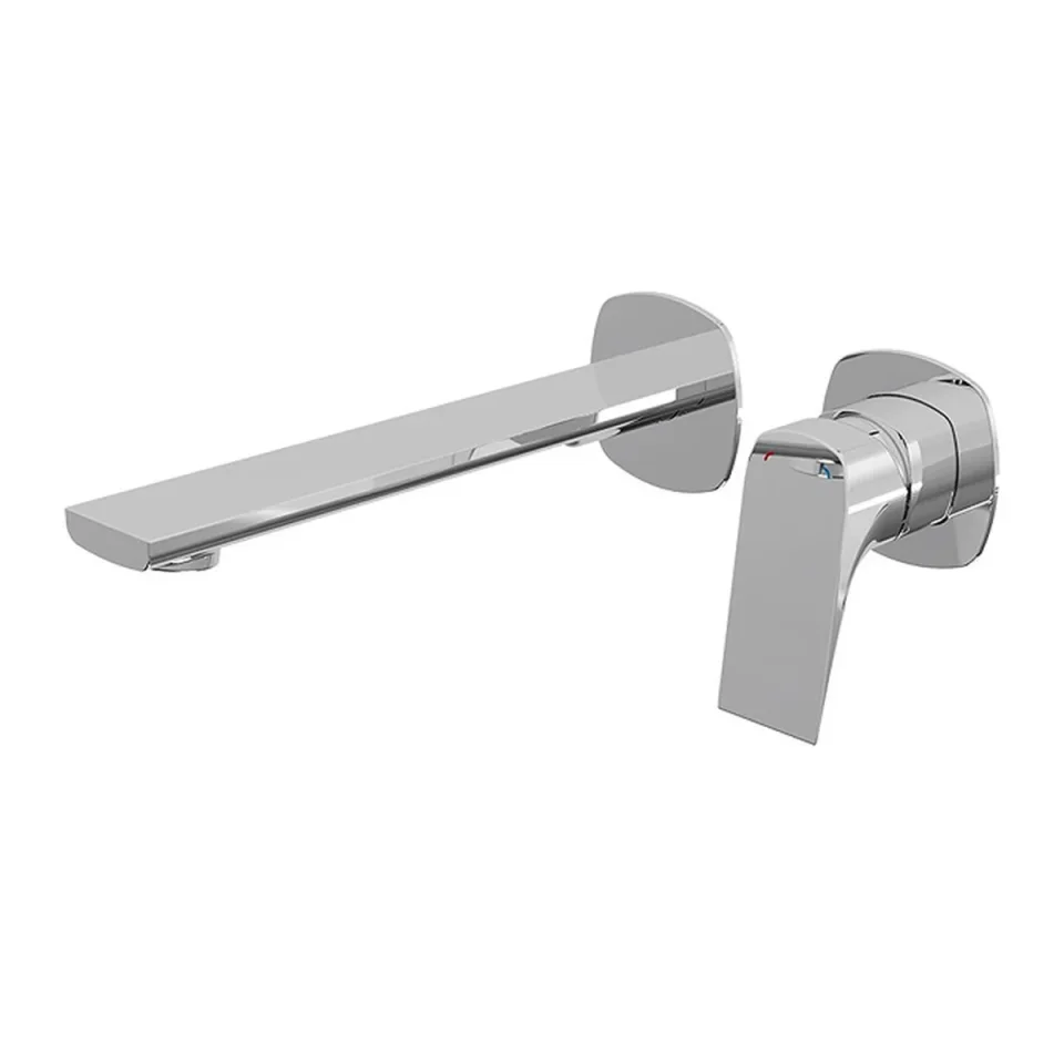 Vado Cameo Lever Wall Mounted Basin Mixer 5 L/min Flow Regulator Chrome product image - Image 1