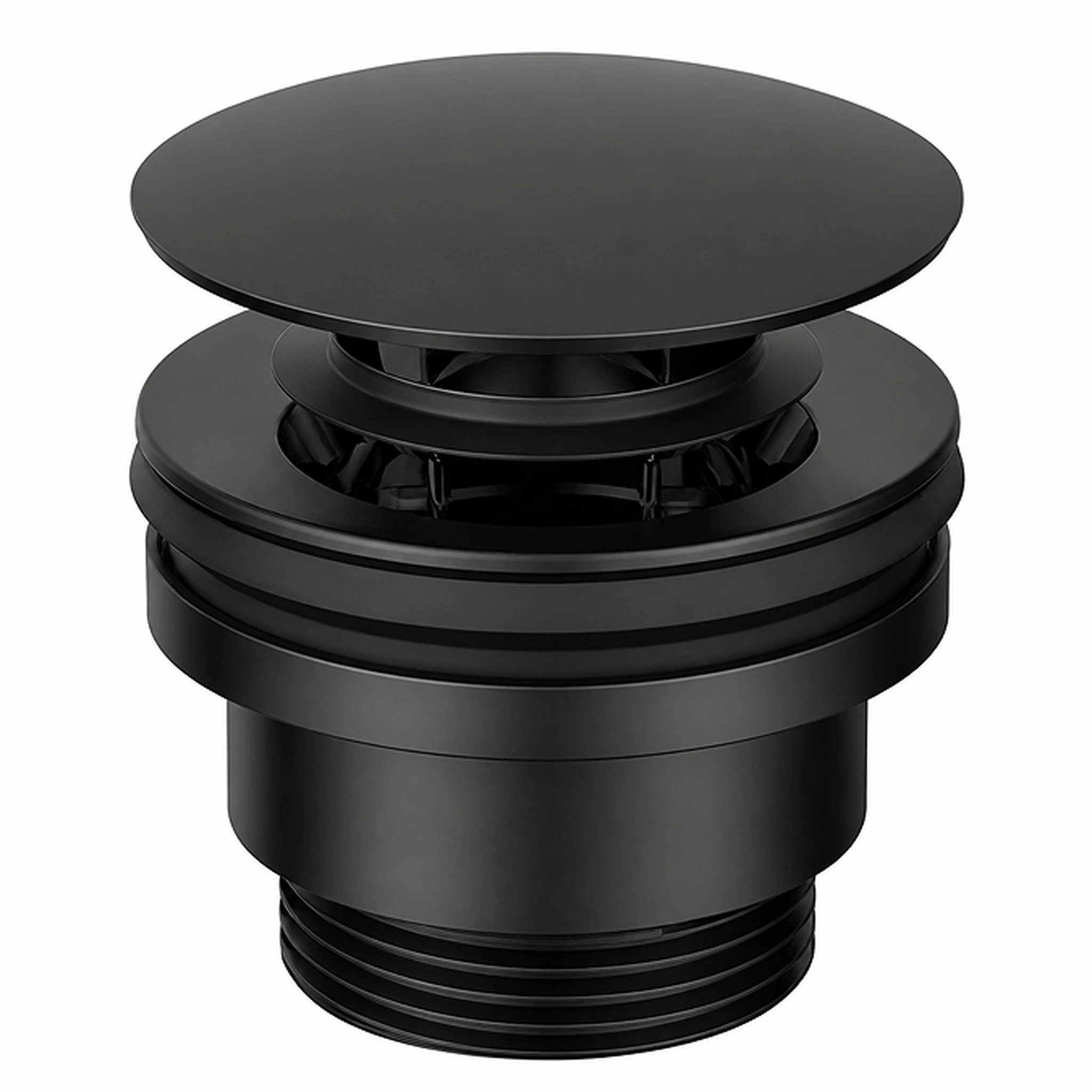 Burlington Universal Click Clack Basin Waste Matt Black