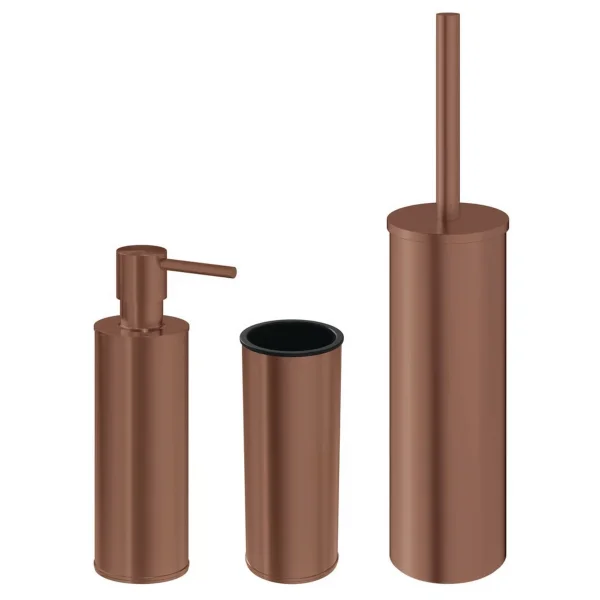 Crosswater Mpro Freestanding Accessory Set Brushed Bronze