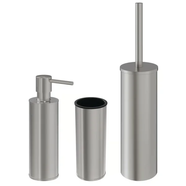 Crosswater Mpro Freestanding Accessory Set Brushed Nickel