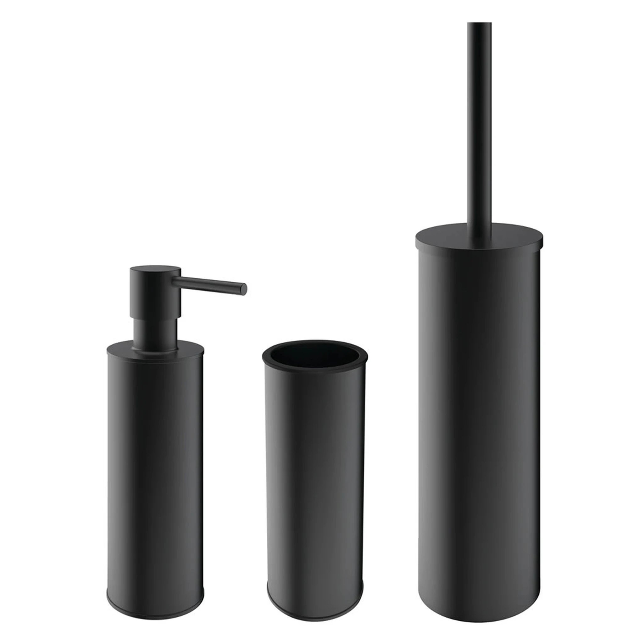 Crosswater Mpro Freestanding Accessory Set Matt Black