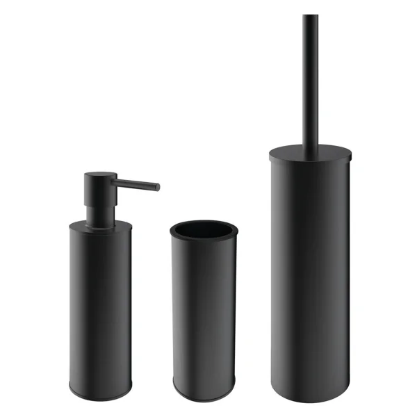 Crosswater Mpro Freestanding Accessory Set Matt Black