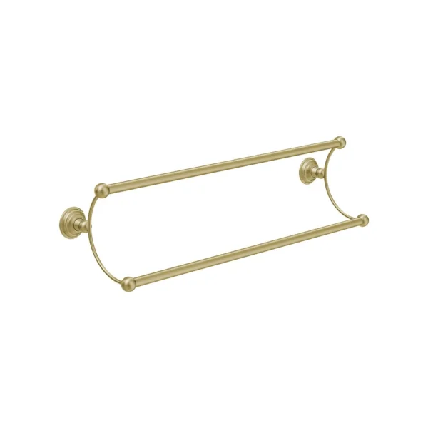 Crosswater Belgravia Double Towel Rail 600mm Brushed Brass