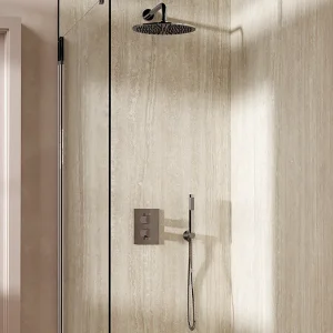 Crosswater Crossbox Shower Set 3 Chrome 300mm