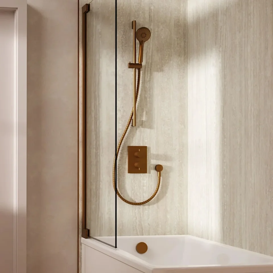 Crosswater Crossbox Shower Set 6 Brushed Bronze product image - Image 1