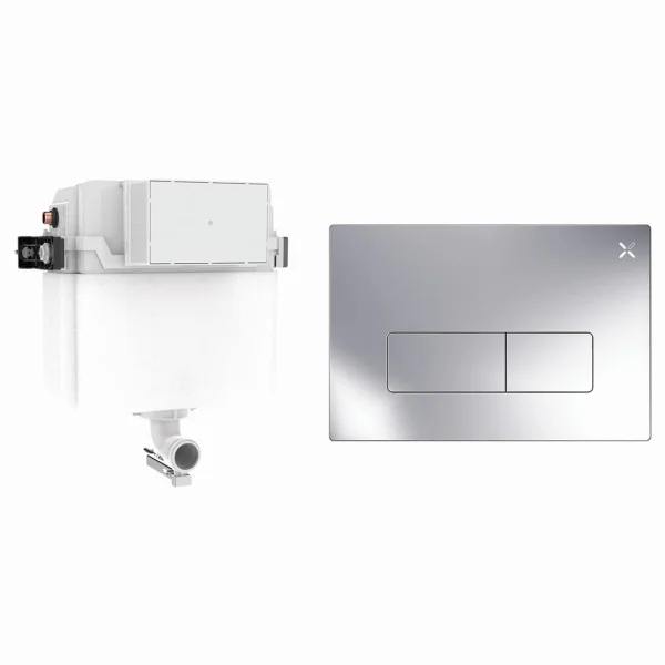 Crosswater Mpro Cistern Set 1 Chrome