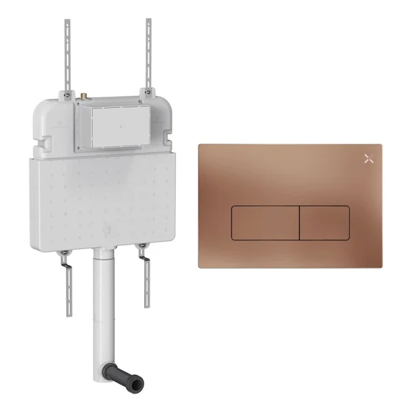 Crosswater Mpro Cistern Set 2 Brushed Bronzze