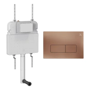 Crosswater Mpro Cistern Set 2 Brushed Bronzze