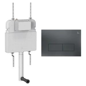 Crosswater Mpro Stainless Steel Cistern Set 2 Slate