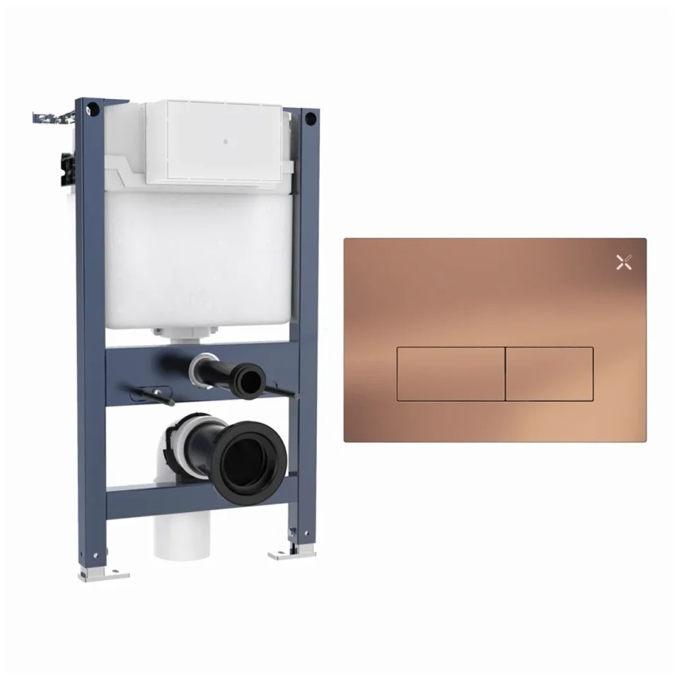 Crosswater Mpro Stainless Steel Frame Set 1 Brushed Bronze product image - Image 1