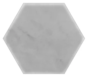 Grey Scandinavian Hex Tiles - Solid
