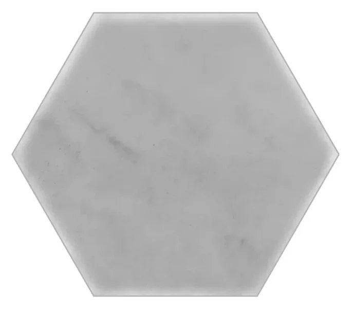 Grey Scandinavian Hex Tiles - Solid product image - Image 1