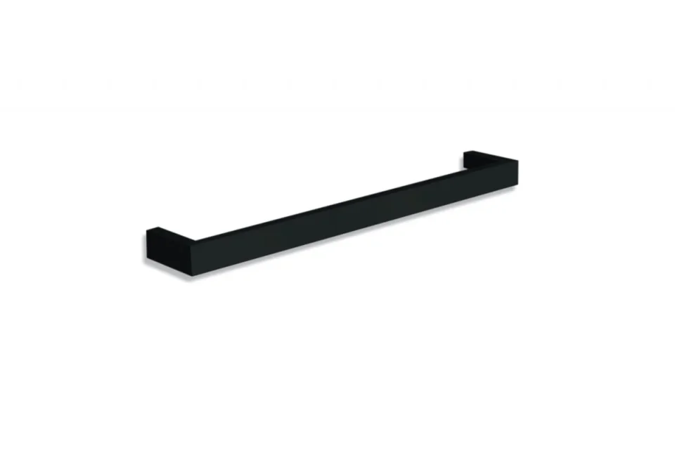 Thermorail Dss6 Single Square 632mm 23w 12v Matt Black detail view - Image 4