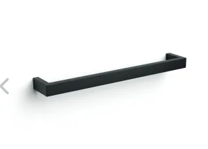 Thermorail Dss6 Single Square 632mm 23w 12v Matt Black