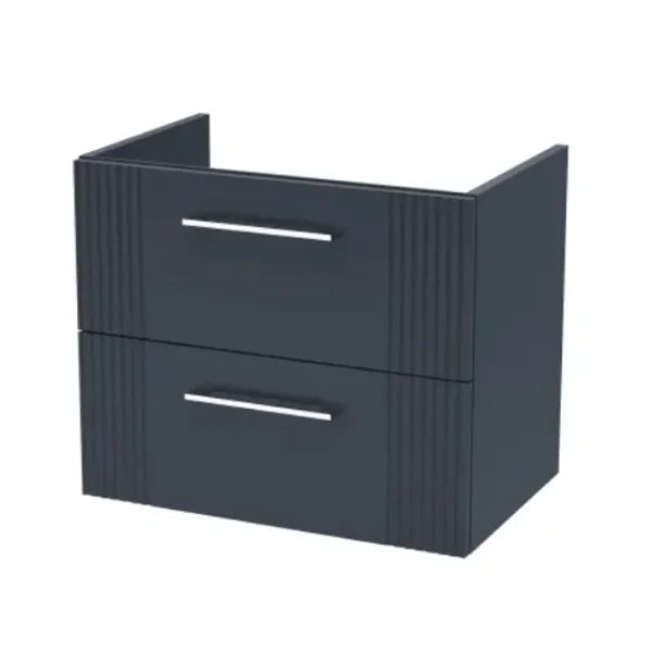 Nuie 600 W/h 2-drawer Unit Satin Soft Black product image - Image 1