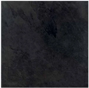 European Tiles Slabs Black 60X60Cm Textured Porcelain Rectified Tile (1.44msq)