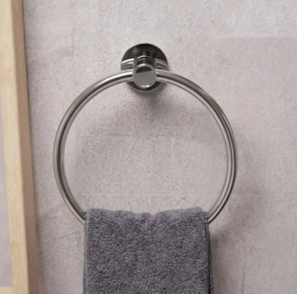 Cubico Round Towel Ring (afb30) detail view - Image 3