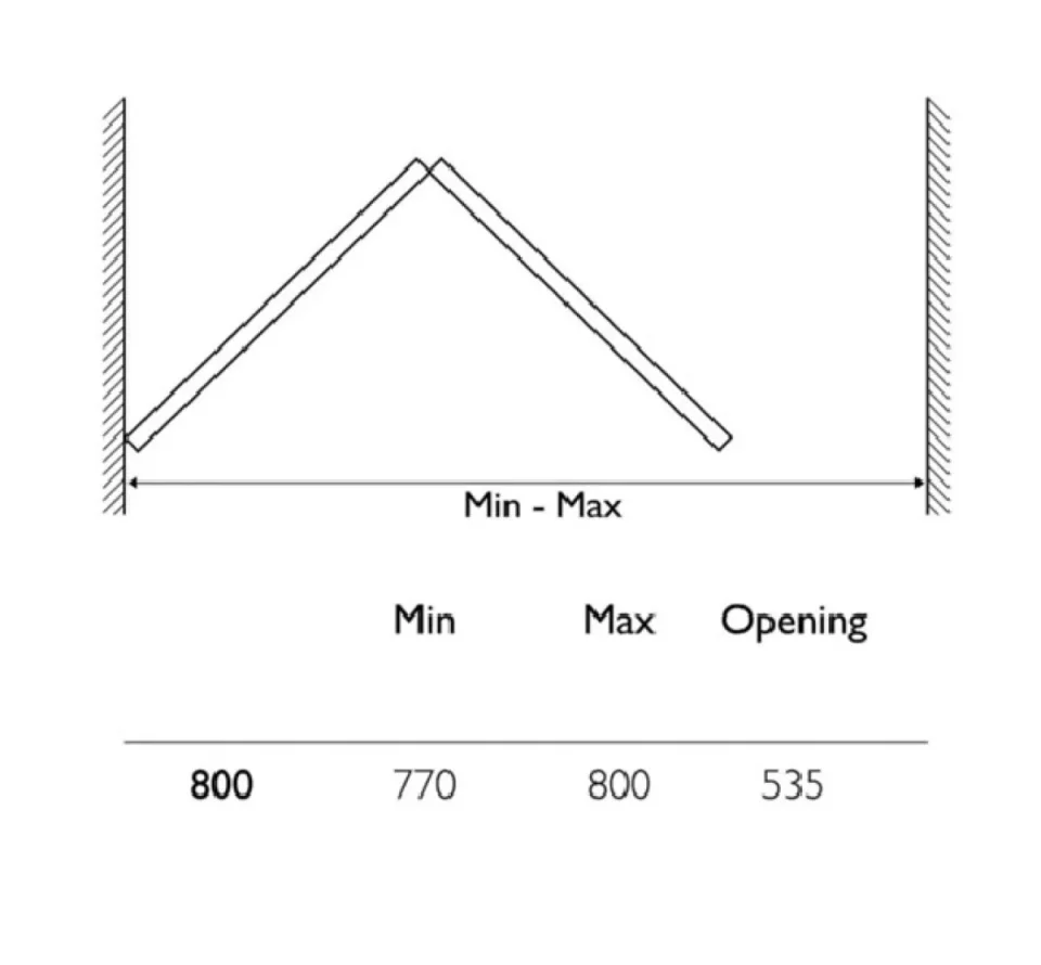 Cubico Rio 800 Bi Fold Door detail view - Image 2
