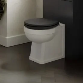 Hudson Reed Back To Wall Pan White detail view - Image 6