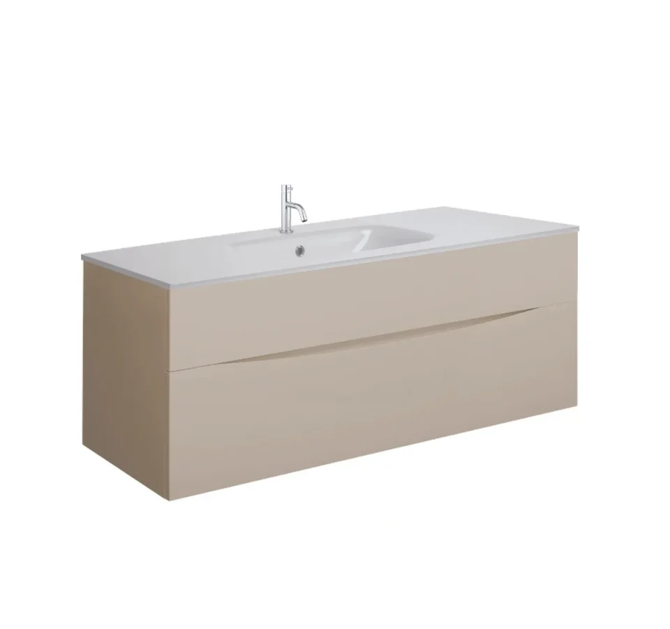 Crosswater Furniture Basin 1000 0TH O/F White detail view - Image 4