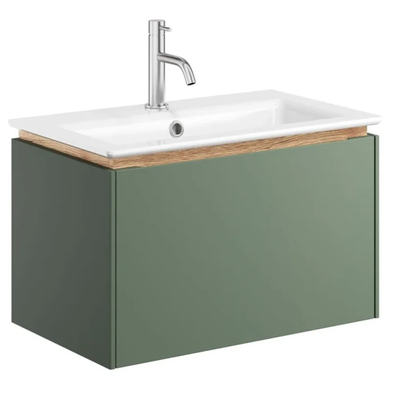 Crosswater Mada Basin Unit 600 Sage Green detail view - Image 3