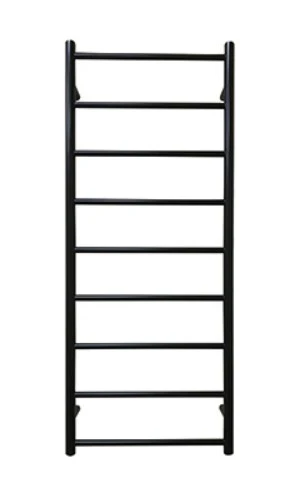 Jis Lindfield Heated Towel Rail 1275 X 520mm Central Heating Black