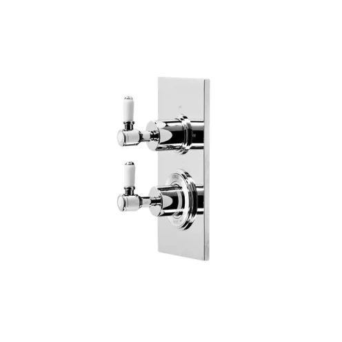 Roper Rhodes Keswick Dual Function Concealed Shower Valve - Chrome detail view - Image 2