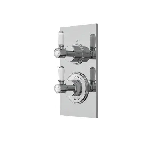 Roper Rhodes Keswick Dual Function Concealed Shower Valve - Chrome detail view - Image 3