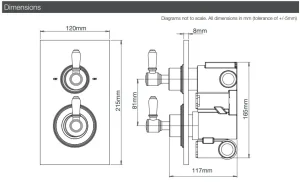 Roper Rhodes Keswick Dual Function Concealed Shower Valve Chrome