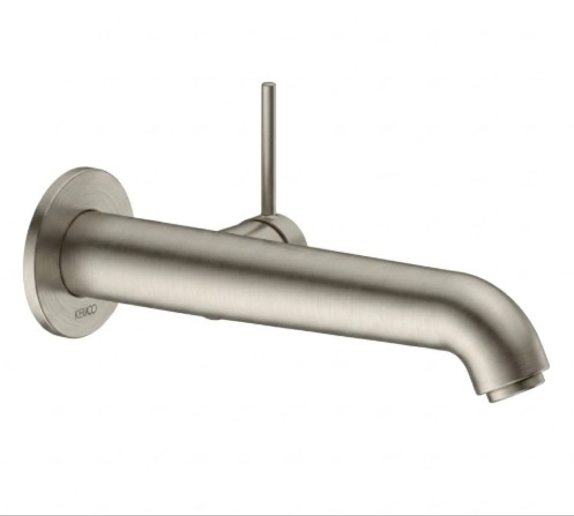 Keuco Ixmo Pure Wall Mounted 219mm Single Lever Basin Mixer Tap Brushed Nickel