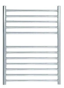Jis Ouse 520 Heated Towel Rail 700 X 520mm Cylindrical Electric Only Stainless Steel Satin