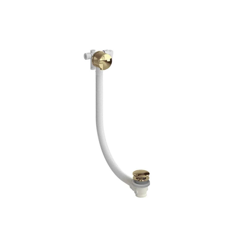 Burlington Overflow Bath Filler Ext Cc Waste Gold product image - Image 1